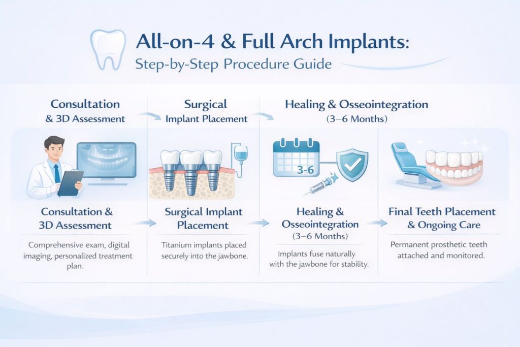 all-on-4 implants procedure